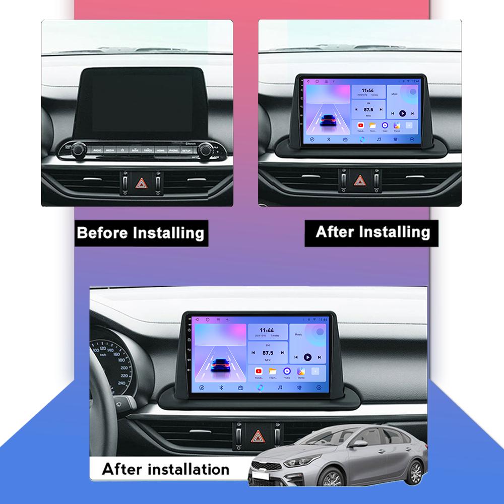 Android Carplay Car Radio For KIA Cerato 4 2018-2021 Multimedia Player Head Unit Stereo GPS Navigation BT WIFI 2+32GB