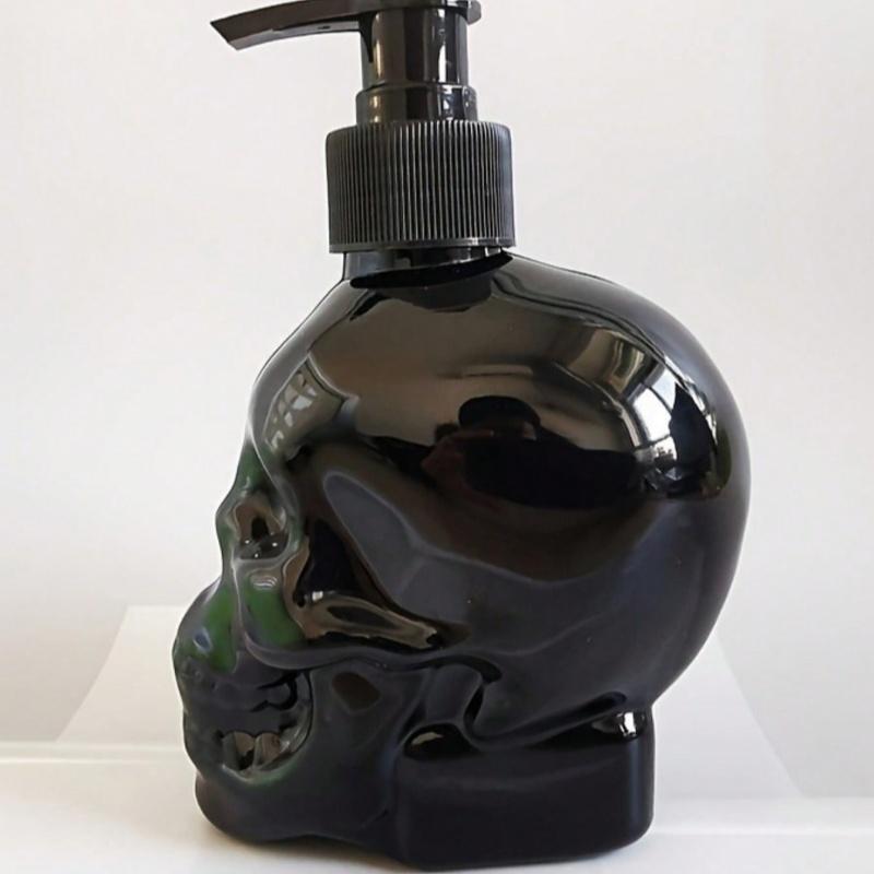 1Pc 350ml Scalp Design Soap Box - Refillable PET Plastic Pump , home bathroom shampoo bath lotion sub packaging
