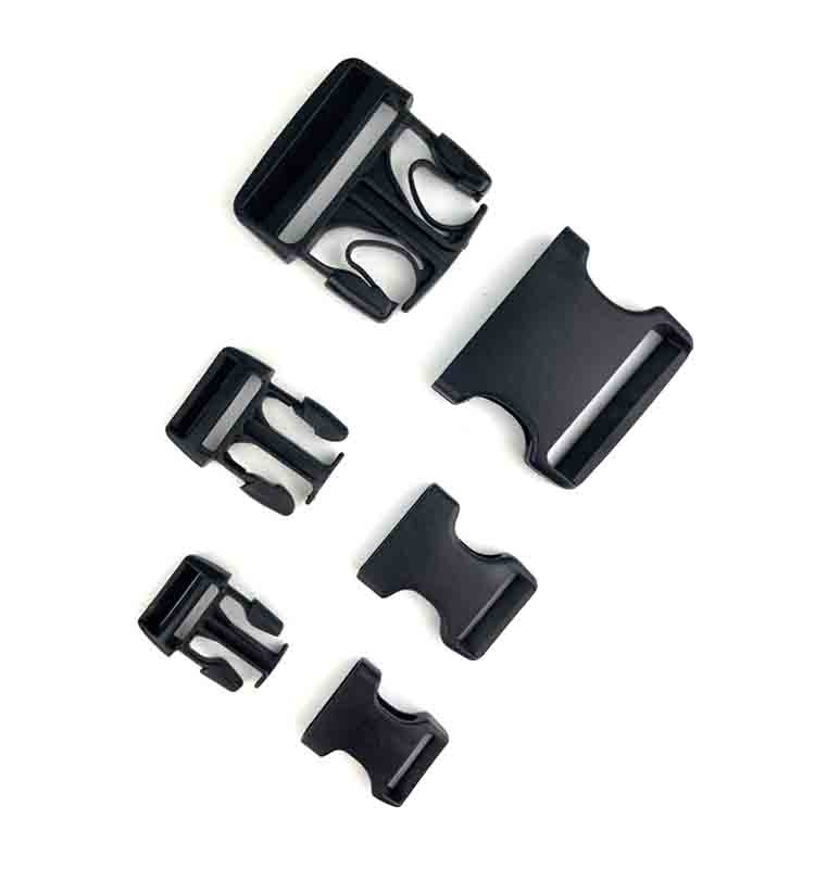 Plastic Webbing Safety Belt Buckle Parts for Backpack POM Plastic Front Release Buckle Clip for Camera Bag or Backpack Straps