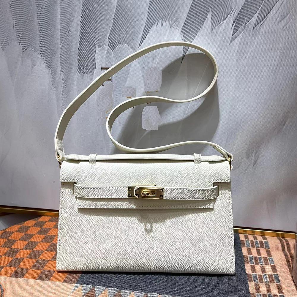 

Класична міні-сумка через плече першого покоління Нова сумка з візерунком пальми Висококласна сумка через плече з одним плечовим ременем Сумка з натуральної шкіри для жінок 22x14x7cm