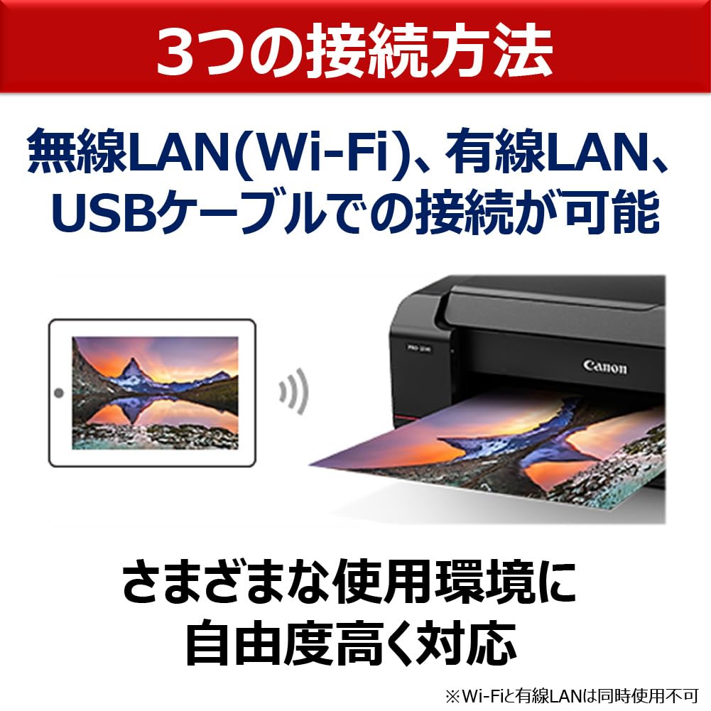 Canon Large Format Printer imagePROGRAF Compatible with A2 12 Colors of Pigment Ink [New] PRO-1100 Nobi, (Compatible Ink PFI-4100 Series)