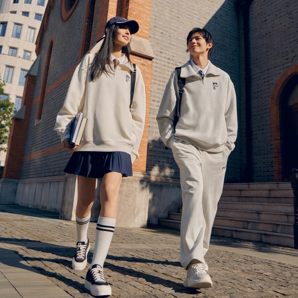 Fila ORIGINALE Sweatshirt Unisex Steam White F11U439205FIV