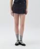 Kirsh Plain Wide Fit Cotton Skirt Pants [Dark Navy]