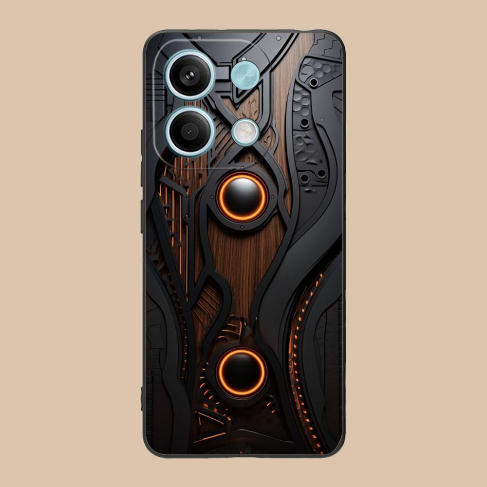 Wood Texture Mobile Cell Phone Case for POCO F7 F6 F5 F4 F3 F2 Pro GT C75 C71 C65 C61 C40 Pro Ultra Colorful Printing Cover