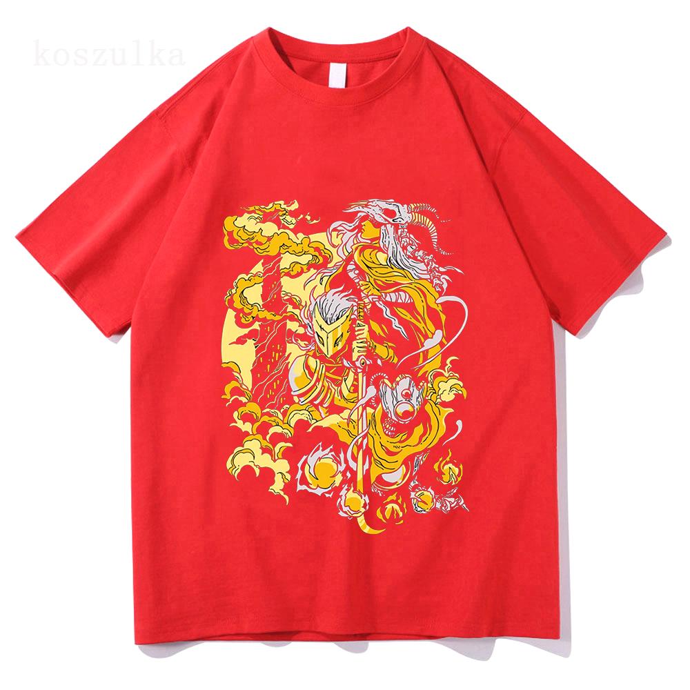 Slay The Spire Spiel Print T-Shirt Unisex Streetwear Hip Hop Baumwolle Kurzarm Damen T-Shirt Locker Lässig Hip Hop Damen T-Shirt