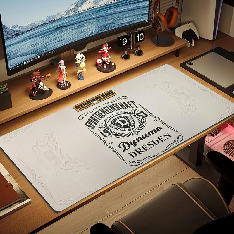 SG Dynamo Dresden Mouse Pad Large Gaming Table Cushion Non-slip Laptop Tablet Big Mousepad XXL Mat Mini PC Playmat With Lock edge_xia