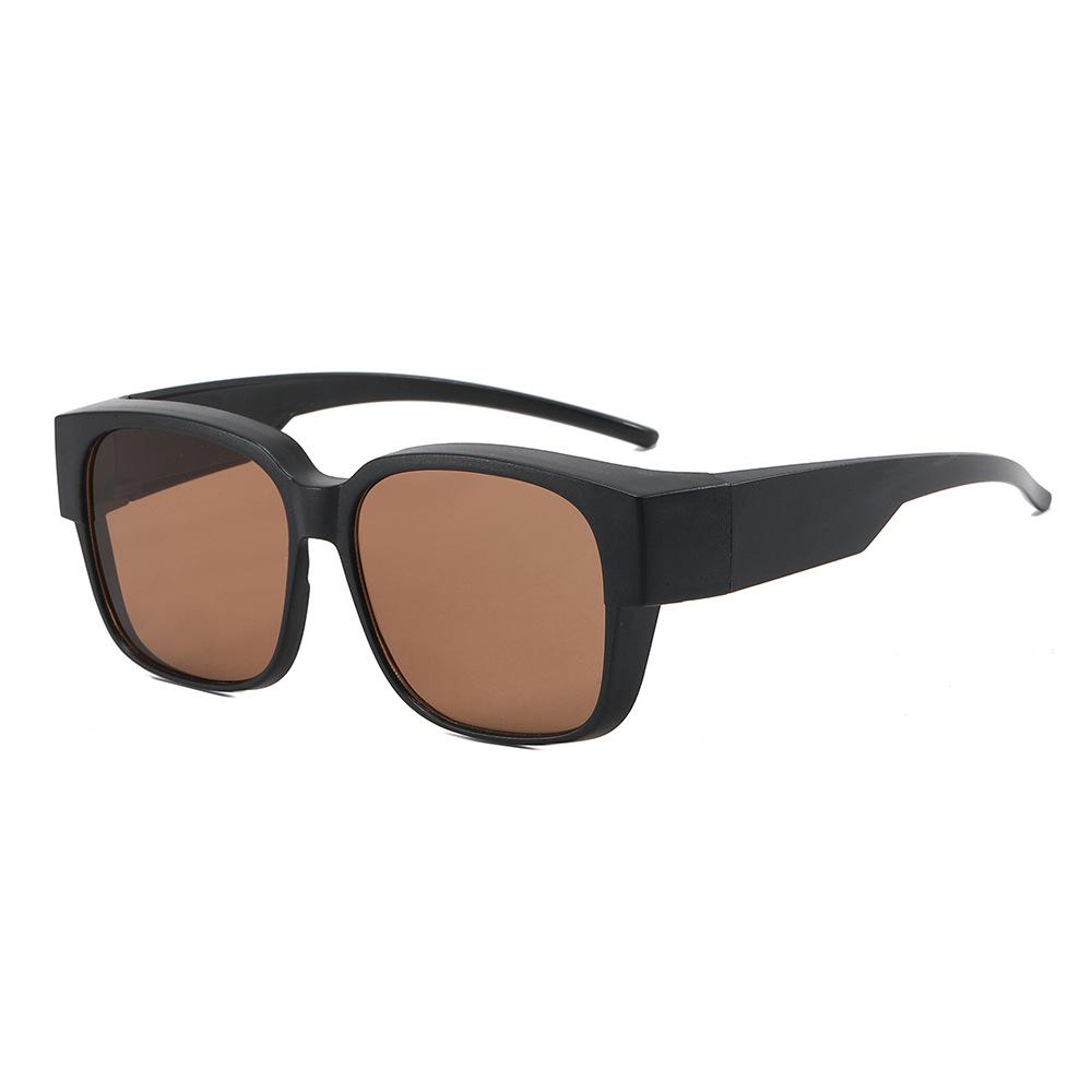 New Retro Square Large Frame Women Sunglasses UV400 Protection Trendy Personality Brand Outdoor Leisure Unisex