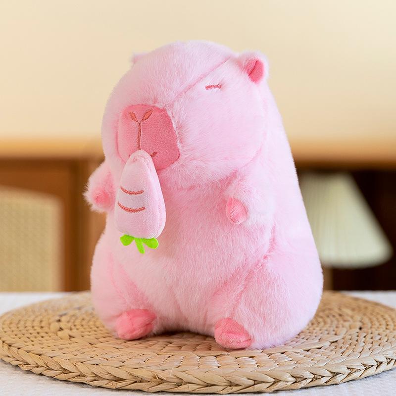 Premium Eight-inch Machine Doll Plush Toy Wedding Throwing and Pushing Event Gift Capybar Doll
