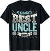 Worlds Best Uncle Ever Vintage Distressed Retro Graphic T Shirt Best Uncle Gift Unisex Casual Cotton Short Sleeve Tee