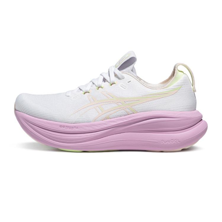 Asics Gel-Nimbus 28 Schnürung Dicke Sohle Mittelhoch Laufschuhe Damen Sneaker 1012B899-101 39.5 white