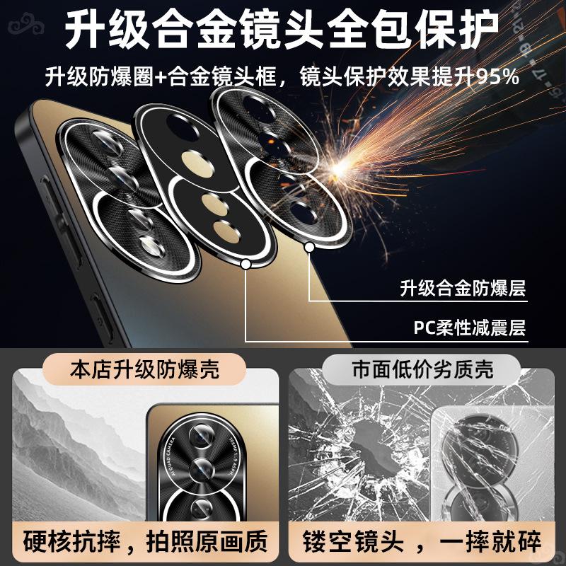 Applicable To Honor 11 Mobile Phone Case, New Honor 11 Protective Case, All-inclusive Metal Lens, Anti-drop Matte.
