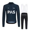 Mens Cycling Thermal Long Sleeve Jersey Bib Pants Set Breathable Warm Fleece Winter Bike Outfit