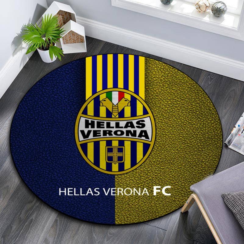 Hellas Verona pattern round rug,Carpet Rug for Living Room Bedroom Playroom ,Non-slip Floor Mat,Holiday Gifts and Birthday Gifts.