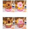 Capybara Cute Cartoon Buddha Popcorn Fries Plush Toy Girls Children Holiday Gift