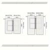 2PC Summer Ocean Digital Print Polyester Curtains – Pocket Rod Top for Living Room  Kitchen   Bedroom   Study   Bathroom  Dining Room