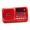 Portable FM Radio Battery Compact Operated Radio with MP3 Player for Home Office