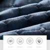 Bed Pillowcase Three-piece Non-slip Fixed Bed Cover Thickened Cotton Breathable Dust-proof Cover Mengsi Protective Cover Double Bed Set
