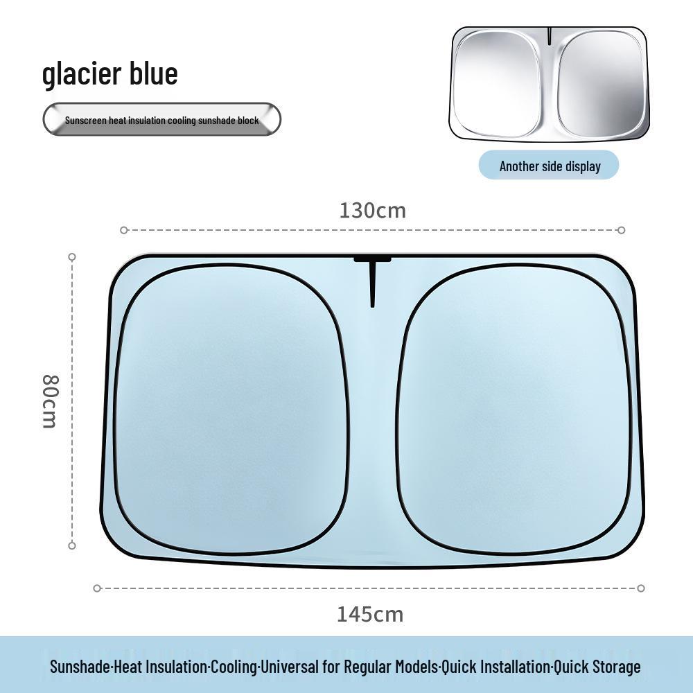 Thickened Windshield Sunshade Umbrella - Heat Insulation & Sun Protection