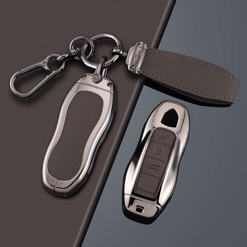 Compatible Key Case for Porsche Cayenne, Macan, Panamera, 911, 718, Taycan (2025 Models)