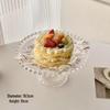 Retro Liebesherz Obst Glasplattenserie – Frühstücks-, Kuchen- und Dessertplatte