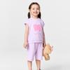 PawinPaw 2025 Summer Cartoon Bear Baby Girl's Casual Set