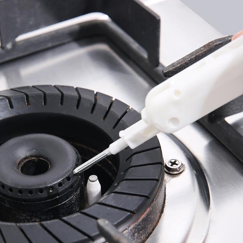 Multi-Function 3-in-1 Nylon Stove Brush with Stainless Steel Needles