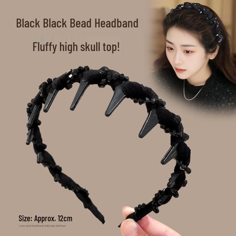 Paris Princess Headband: Louis Waves High-Top Feminine Fashion - New 2025 Style