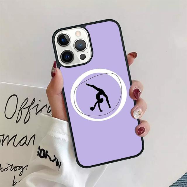 

Гимнастическое движение с лентой Ракушка Для iPhone 17 Air 15 16 14 13 12 Pro Max 11 Pro Max Plus Чехол для телефона iPhone 15