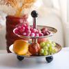 Light Luxury Double-layer Snack Rack Afternoon Tea Display Rack Dessert Rack Multi-layer Cake Plate Snack Plate Fruit Plate Decoration