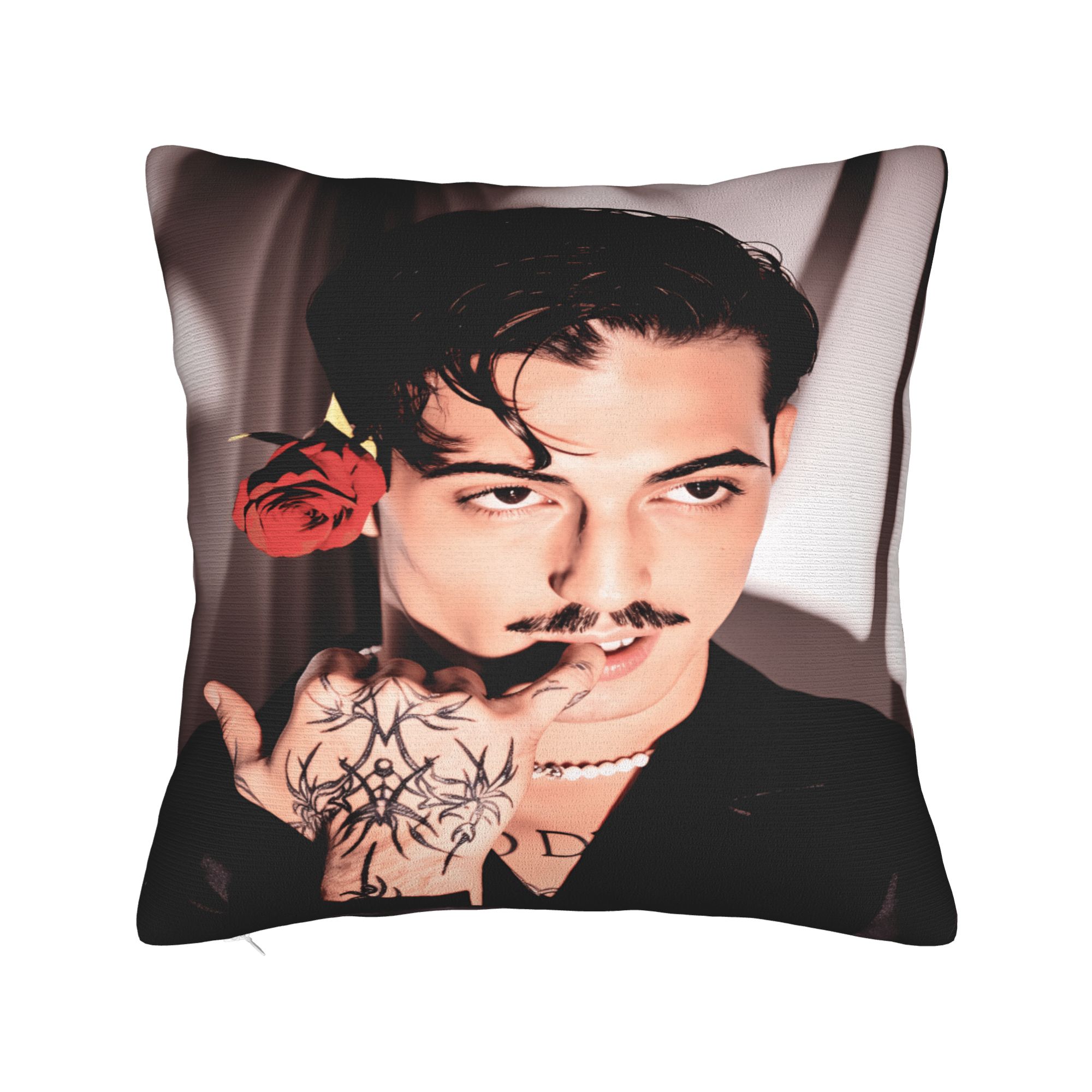 

Damiano David Pillow Cover Fashion Pillow Case For Couch Sofa Bedroom Custom Pillowcases Birthday Present 30cmx30cm