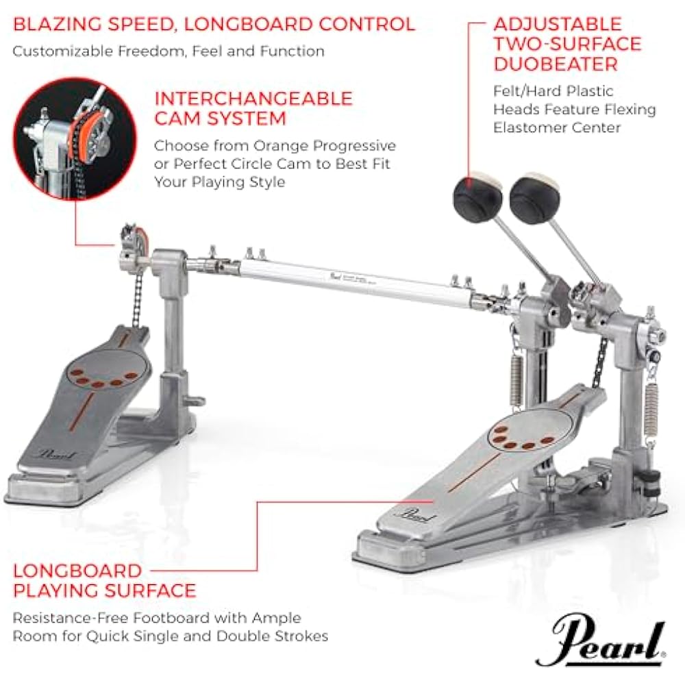 Pearl Demonator series drum pedal twin pedal complete set P-932