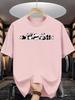 Unisex Cotton Tee Lovely Cartoon Pandas Animal Graphic Print Loose Breathable Summer Crew Neck Casual Street T Shirt Unisex Daily Wear