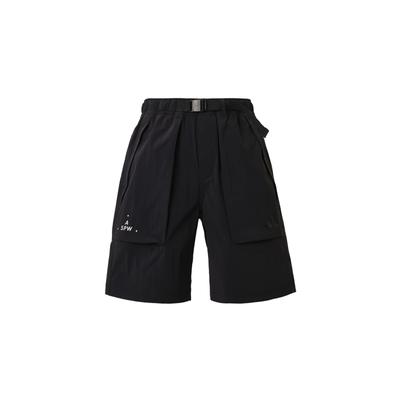 Water-Repellent Sports Shorts Men Bottoms Black JN9452