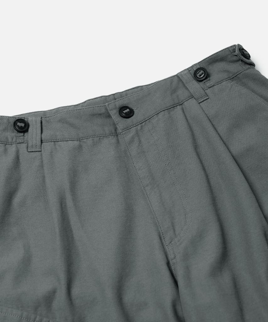 FRIZMWORKS Backsatin Royal Navy Combat Pants _ Steel Gray