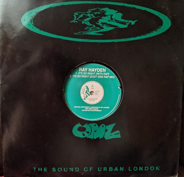 

12inch Record RAY HAYDEN - It s So Right OPH004 Opaz Records 1996 UK Soul/Funk Used