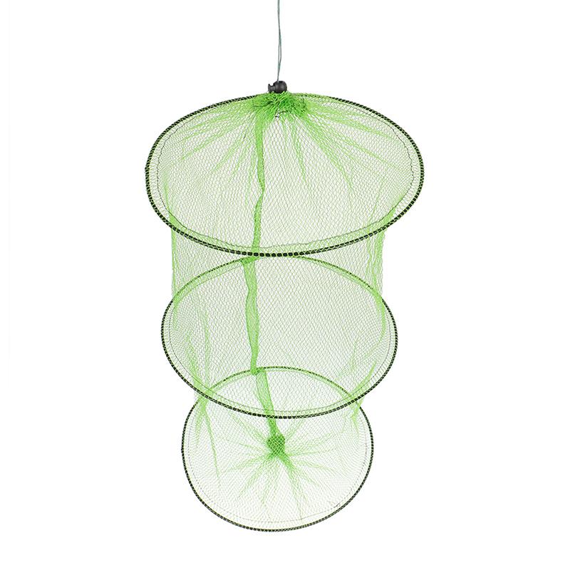 Simple Small Fish Guard Nylon Cloth 3 Layers Small Mesh Cloth Bag Foldable Net