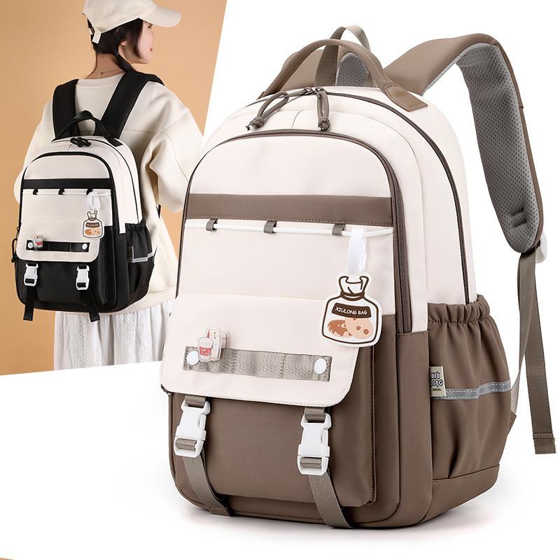 Trendy Nylon Backpack For Students And Travelers Stylish Casual College Book Bag