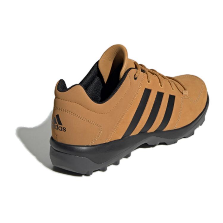 Adidas Daroga Plus Lea Slip Resistant Low top Casual Shoes Men's Brown Black FU9256