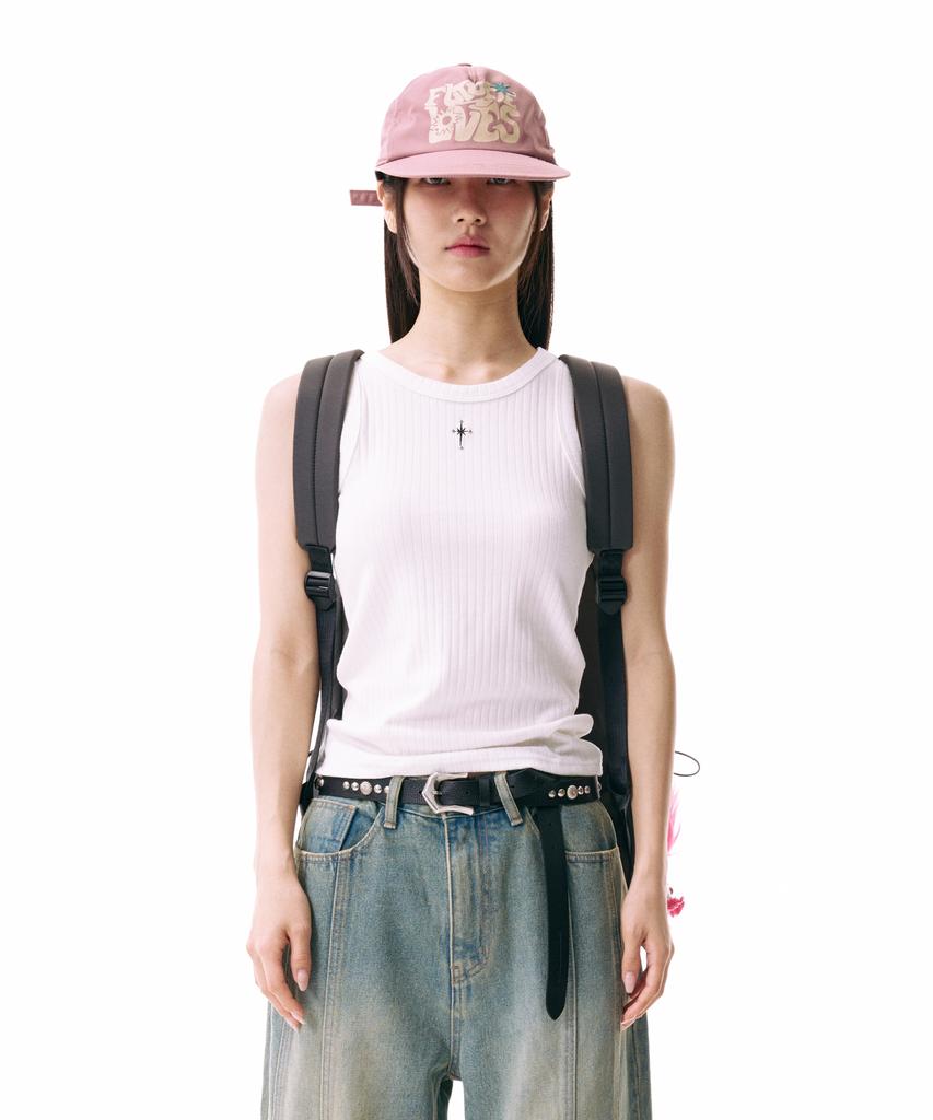 IUGAMAKARAS Printed Nylon Ball Cap (Pink)