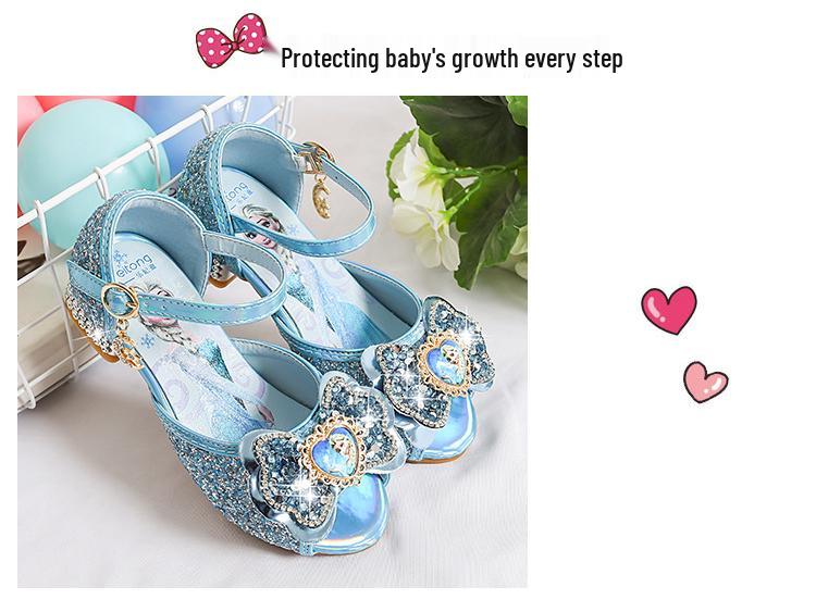 Toddler Girls' Summer Bowknot Princess High Heel Sandals