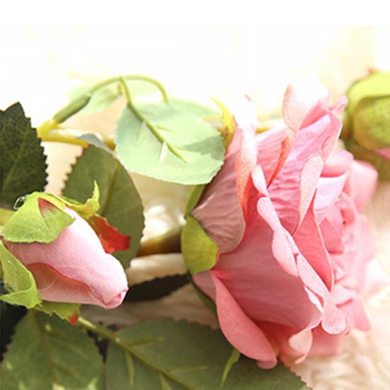 Artificial Rose Flowers Cloth Centerpiece Craft Wedding Party Home Decor