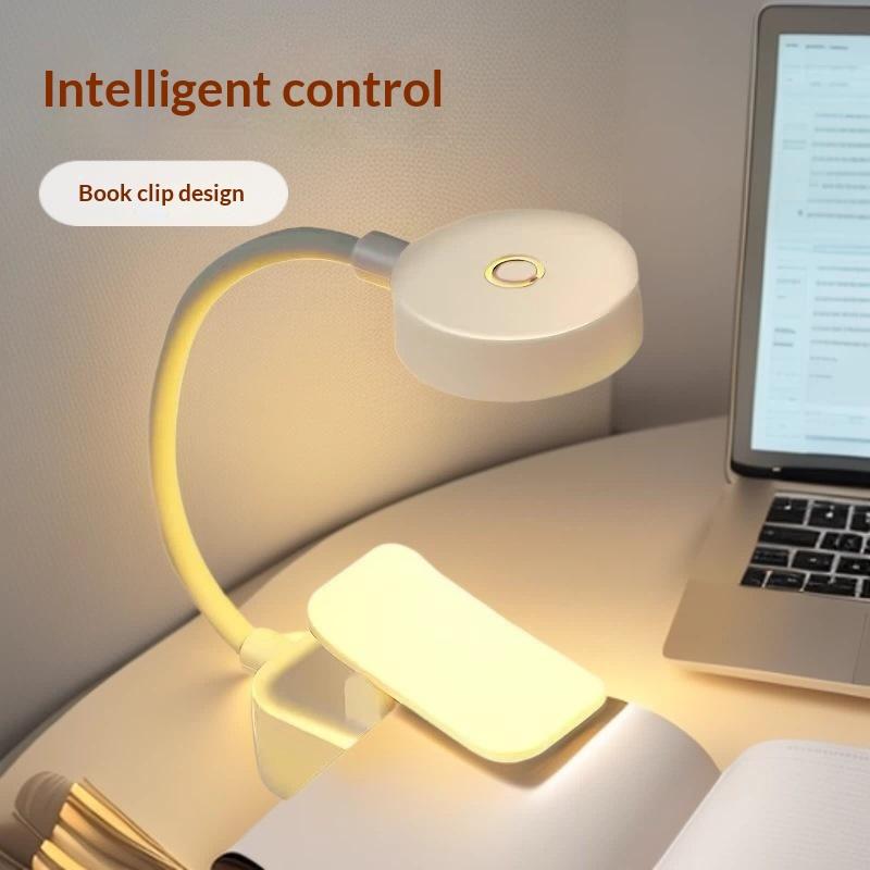 Clip On LED Reading Lamp USB Rechargeable Foldable Eye Friendly Book Light for Backcountry Camping Night Use