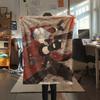 1PC Devil May Cry Print Flannel Blanket, High quality All Seasons, Home Decor, Warmth and Comfort, Perfect for Christmas Gifts