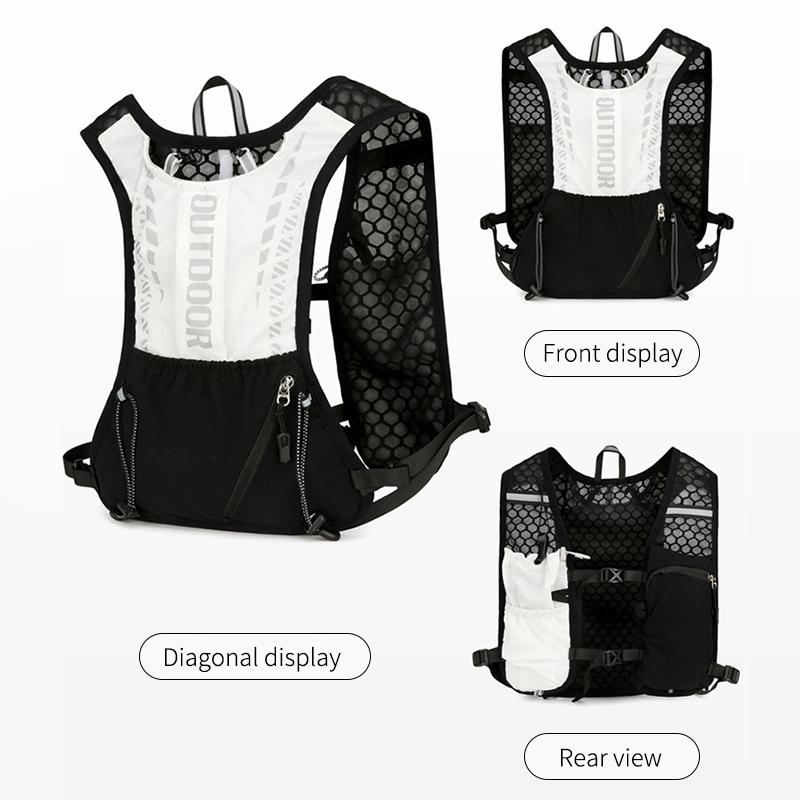 Running Hydration Vest Reflective Cycling Backpack Bicycle Bags Outdoor Sport Climbing Hiking Road Bike Hydration Backpack A4