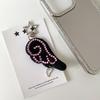 Y2K Harajuku Musical Notes Star Pendant Keychain Cute Bag Hanging Decoration For Women Girls Sweet Keyring Jewelry Gift