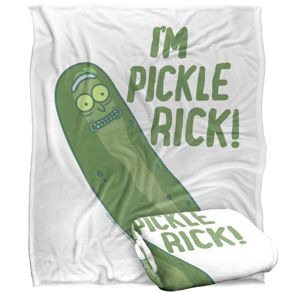Rick And Morty Pickle Rick Blanket