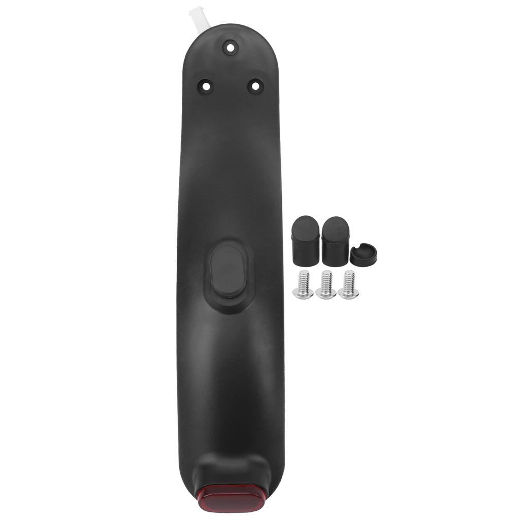 Scooter Rear Mudguard Tire Mud GuardScrewScrew Silicone Plug Set for Xiaomi M365 Pro(Gray Black )