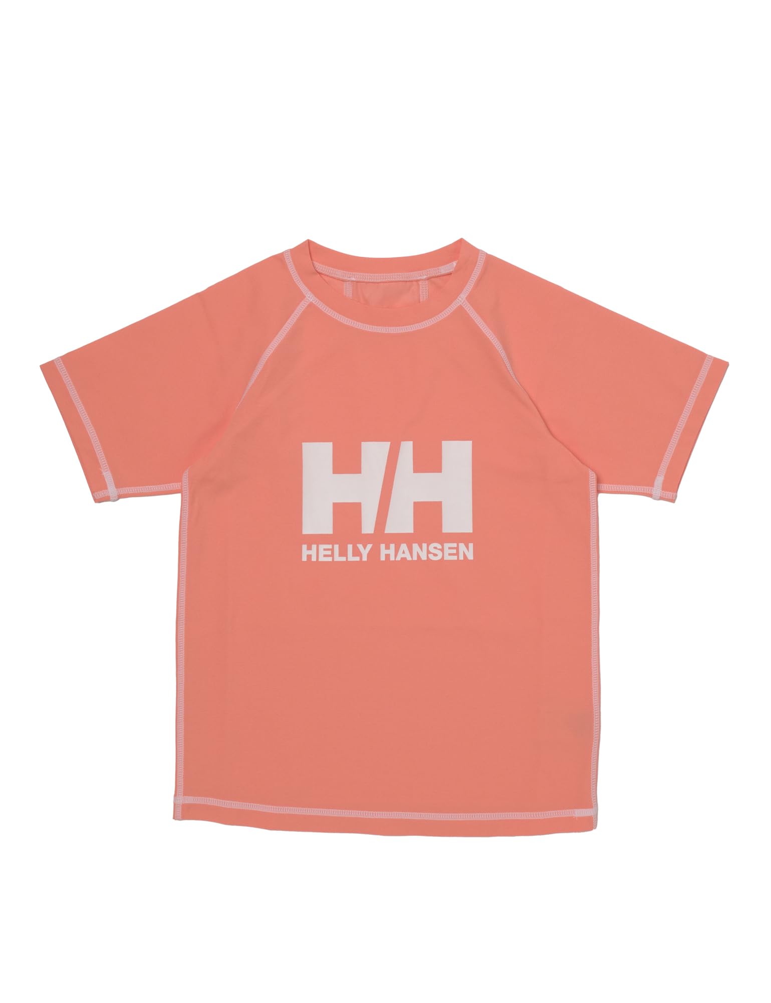 Детский купальный костюм Helly Hansen, K S/S HH Crew Rashguard, Прозрачный оранжевый