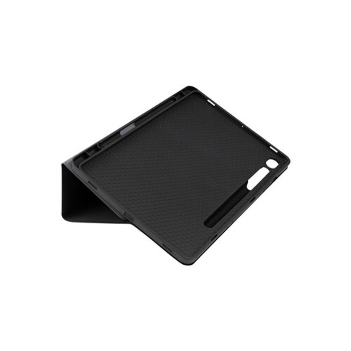 Coque pour tablette - tucano - samsung galaxy s9+ et s9 fe+ - caoutchouc - support pliable - protection rigide