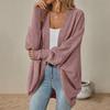 Women's Cardigans - Autumn Winter Women Batwing Sleeve Knit Sweater Cardigan Casual Oversized Open Front Coat Ladies Outerwear